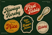 Maloha; Retro Display Script, a Script Font by Eko Bimantara (Thumbnail 7 of 9)