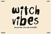 Witch Vibes | Playful Handdrawn Font, a Handwritten Font by Airotype (Thumbnail 1 of 11)