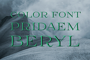 Color font PridaEm, a Serif Font by glukfonts (Thumbnail 6 of 7)