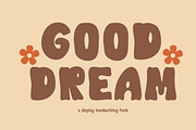 Good dream font, a Handwritten Font by JJuta (Thumbnail 1 of 6)