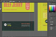 Spicy Beef Jerky Pouch Template AR, a Marketing Template by fisihsani (Thumbnail 6 of 6)