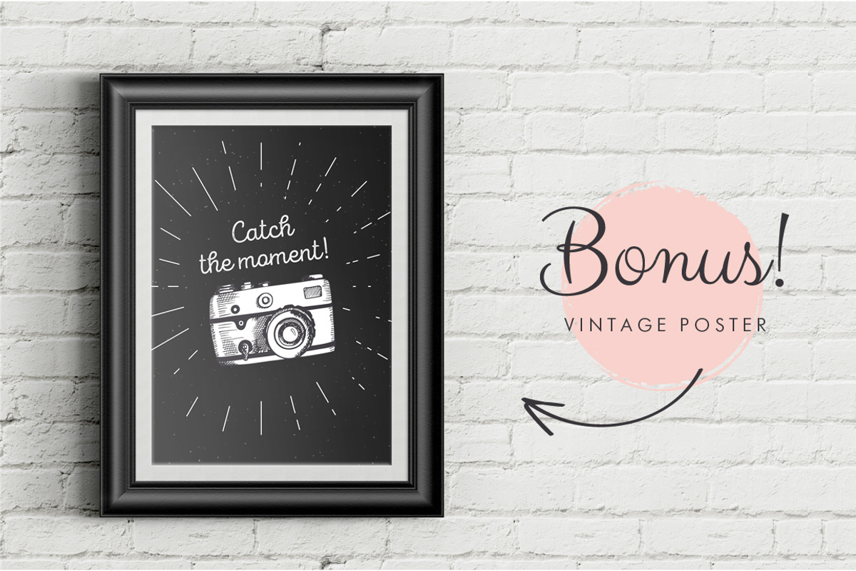 Vintage cameras kit, an Illustration by Manaraga (Photo 9 of 9)