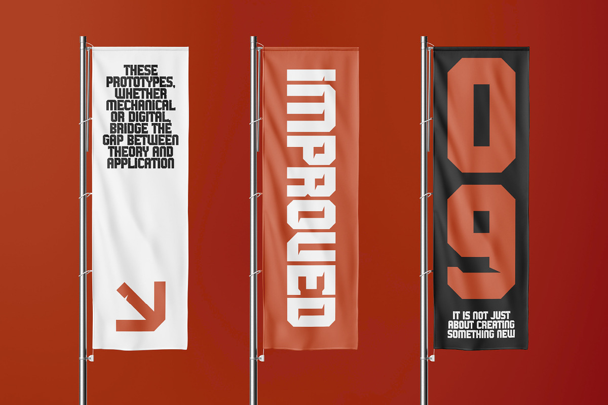 Sportex Block Creative Typeface Font, a Sans Serif Font by Catalystco Studio (Photo 6 of 7)