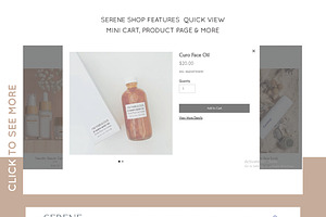 Wix Website Template SERENE