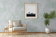 Subtle Palms, a Wallpaper Graphic by MalyskaStudio (Thumbnail 4 of 6)
