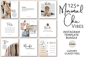 Light Minimal Instagram Templates