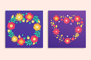 Paper Cut Flowers Card Kit, a Templates & Theme by Boyko Pictures (Thumbnail 8 of 17)