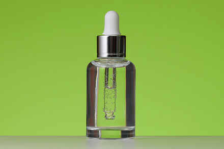 white glass bottle with pipette for cosmetics, oils and serum. A, a Beauty & Fashion Photo by ndanko