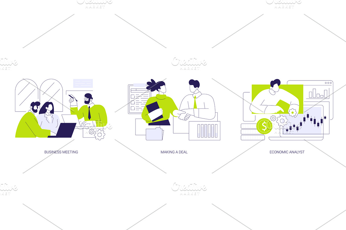 Venture funding isolated cartoon, a Finance Illustration by Visual Generation