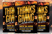 Thanksgiving Flyer, a Flyer Template by AyumaDesign (Thumbnail 1 of 3)