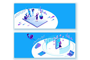 Data analysis, business people, an Education Illustration by Nadine's illustrations (Thumbnail 2 of 2)