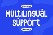 Glubio - Funky Display Font, a Sans Serif Font by Flawless And Co (Thumbnail 10 of 10)