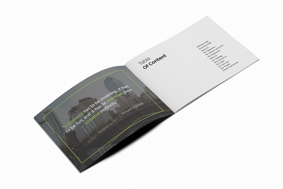 Hilltop - Corporate A5 Brochure, a Brochure Template by Incools Stokie (Photo 2 of 17)