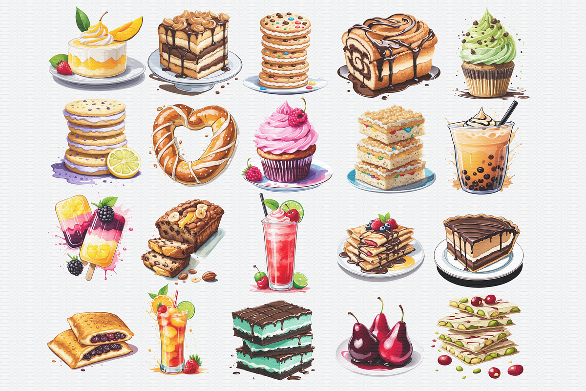 Food From Around The World Clipart, a Food Illustration by Crafts of The Moon (Photo 4 of 5)
