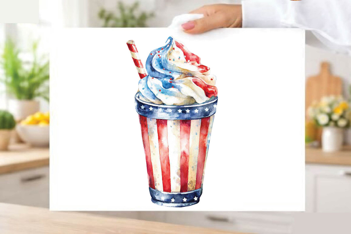 Fast Food for 4th of July Clipart, an Illustration by SVGArt (Photo 6 of 9)