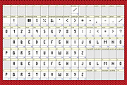 Сhristmas Knitted Font, a Symbol Font by Artolus (Thumbnail 5 of 5)