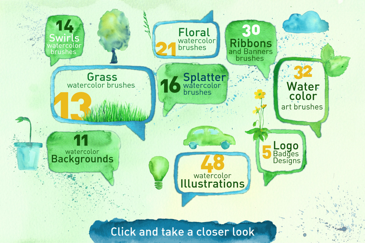 Green Design Set preview 2