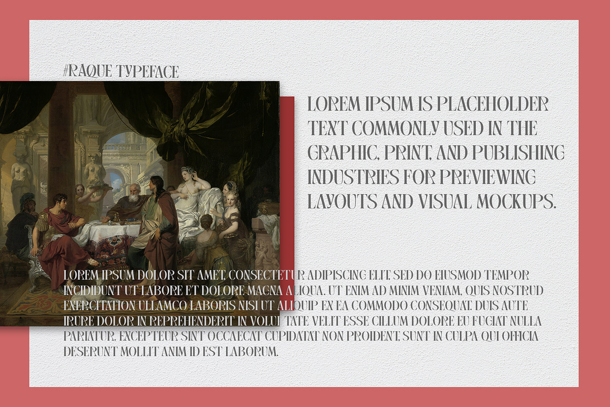 Raque - Modern Serif, a Serif Font by madeDeduk (Photo 6 of 15)