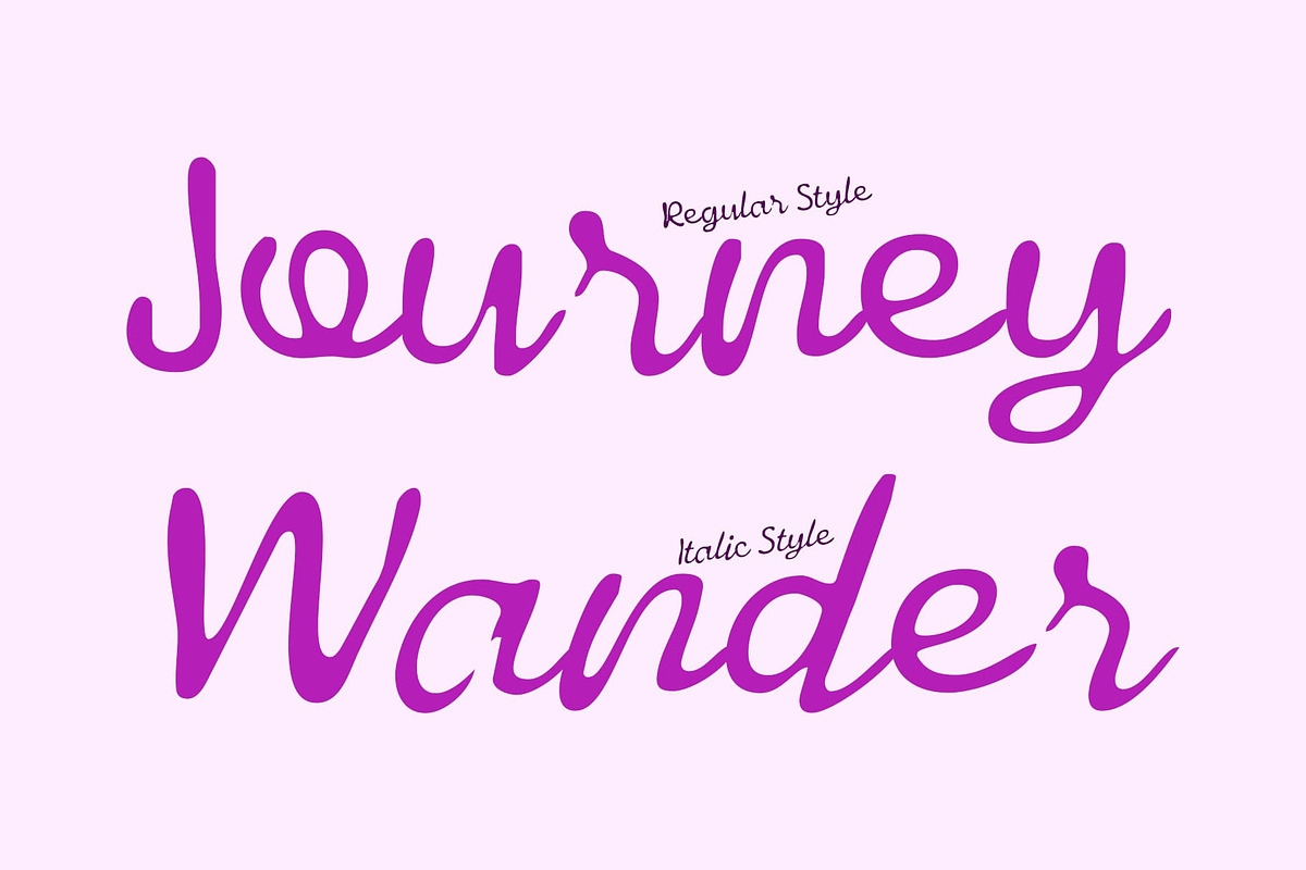 CS Renita Drawn, a Script Font by Craft Supply Co. (Photo 4 of 8)