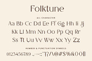 Folktune - Stylish Sans Serif Font, a Sans Serif Font by AQR Studio (Thumbnail 7 of 8)