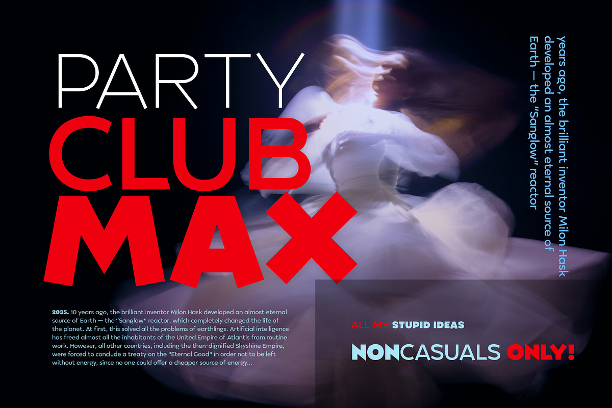 Fresh and Bold Revolancer Pro Font, a Sans Serif Font by popskraft (Photo 10 of 11)