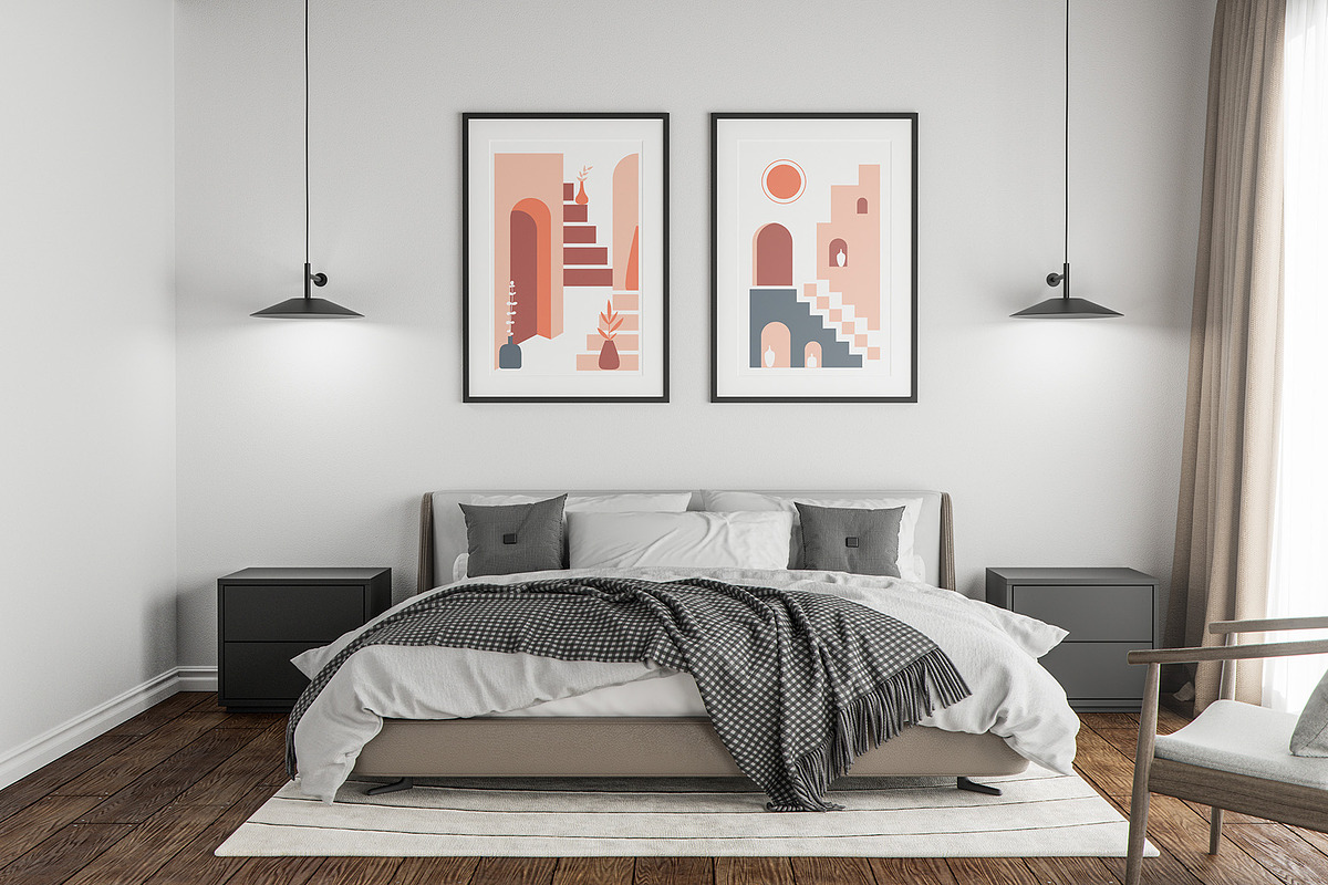 Abstract Architecture Poster Card, an Illustration by Svetlana Avv (Photo 4 of 6)