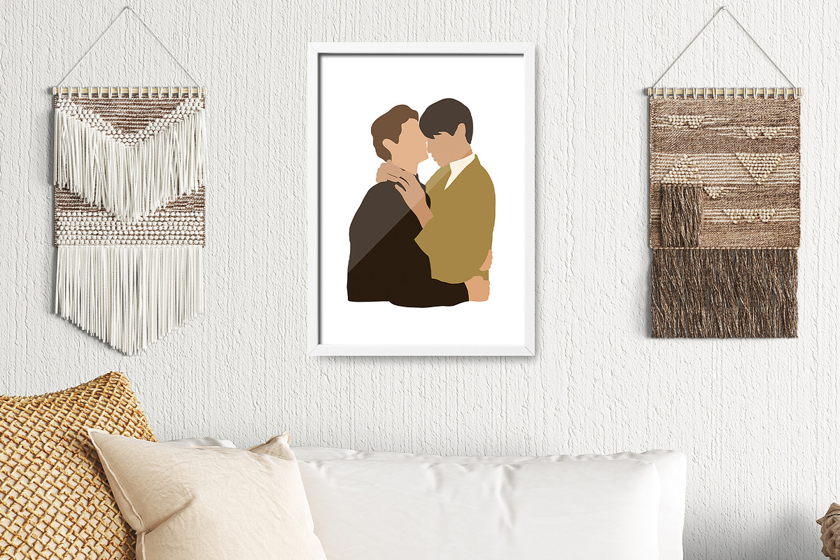 Abstract Gay couples, a Person Illustration by ApetekMarket (Photo 4 of 6)