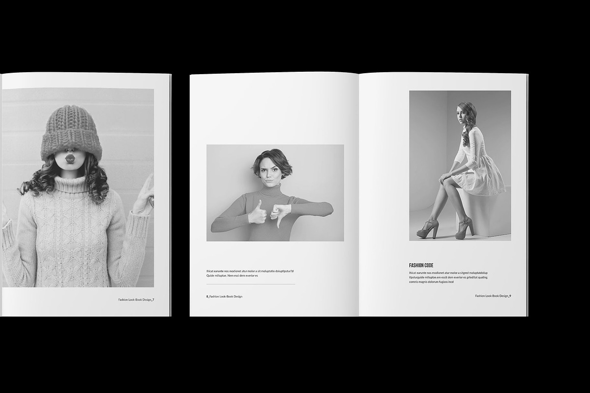 Fashion Lookbook Template preview 4