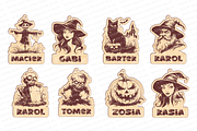 Halloween laser cutting ornaments, a Pattern Graphic by MegaPrezencik (Thumbnail 3 of 6)