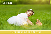 Spring Bunnies photo overlays, an Object Graphic by BrownLeopard (Thumbnail 5 of 6)