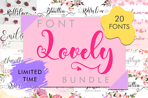 Lovely Font Bundle