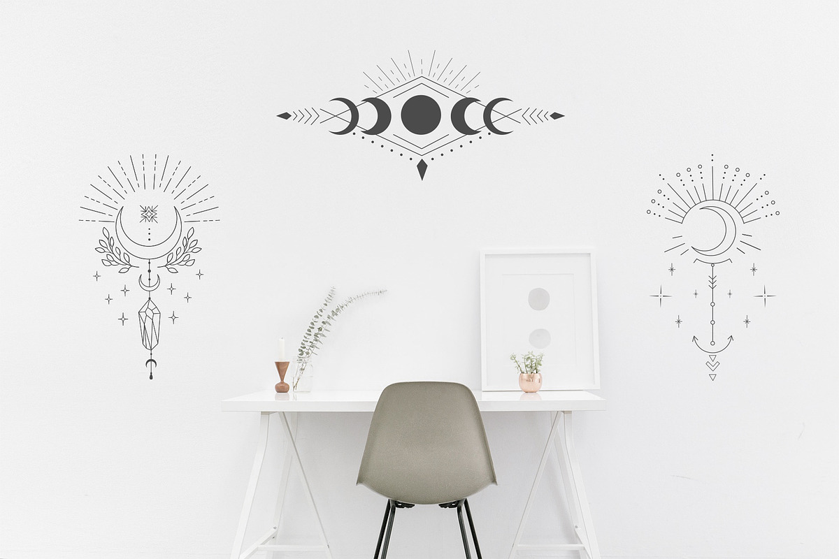 UPDATE! Mystical Moon Trendy Designs, a Decorative Illustration by Designwork (Photo 12 of 23)