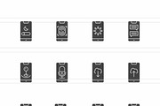 25 Mobile App UI Elements Glyph Icon, an Icon by IconBunny (Thumbnail 2 of 2)