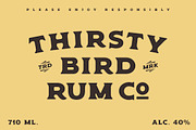 Old Spirits Display Font, a Serif Font by Vintage Type Company (Thumbnail 2 of 7)