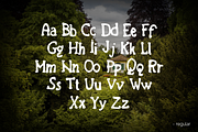 Forest Tales Type, a Script Font by MeHi (Thumbnail 3 of 4)