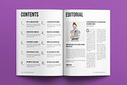 Modern Magazine Template, a Magazine Template by E-Type (Thumbnail 2 of 7)