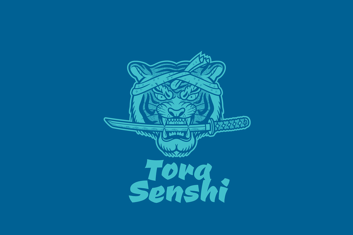 Tora Senshi Logo Template, a Branding & Logo Template by Kreasi Malam (Photo 3 of 4)