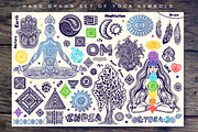 Set of yoga and tribal symbols, an Icon by Transia (Thumbnail 2 of 2)