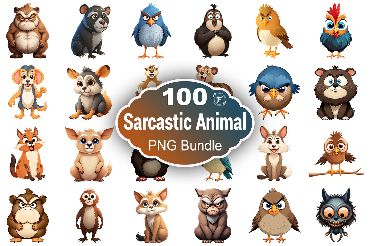 Sarcastic Animal Png, an Animal Illustration by Forhadx5 (Photo 1 of 9)