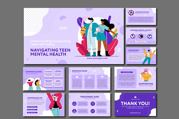 Teen Mental Health Presentation preview 4