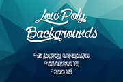 LowPoly Backgrounds, a Texture Graphic by Claudiu Gabriel (Thumbnail 1 of 3)