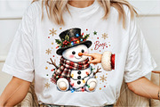 Boop Snowman Christmas PNG, a Seasonal Illustration by Canvas Craft (Thumbnail 3 of 6)