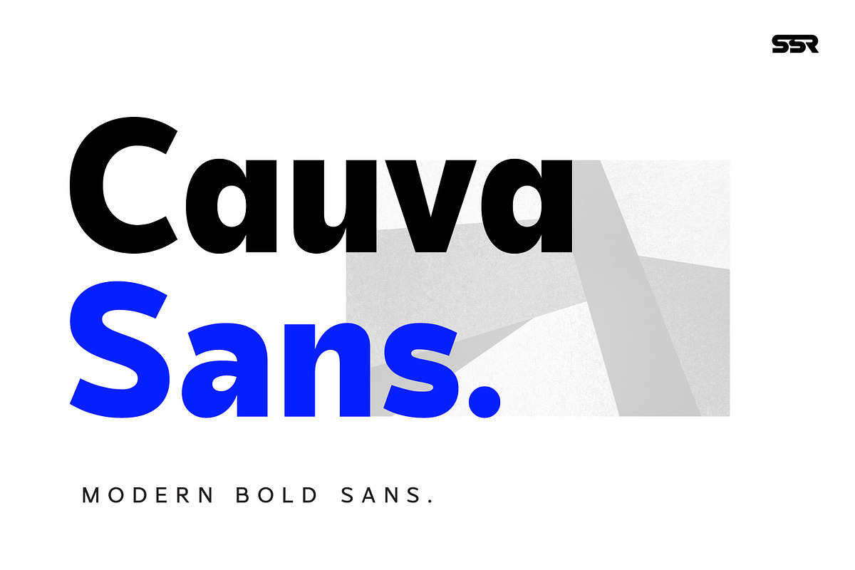SS Cauva - Modern Bold Sans, a Sans Serif Font by Typocracy Studio (Photo 1 of 14)
