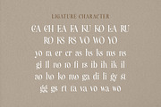 Astrology - Stylish Ligature Serif, a Serif Font by Sarid Ezra (Thumbnail 9 of 12)