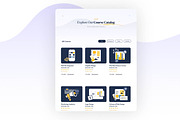 LearnMingle - E-learning Template, an UI Kit Template by EGO Creative Innovations (Thumbnail 3 of 5)