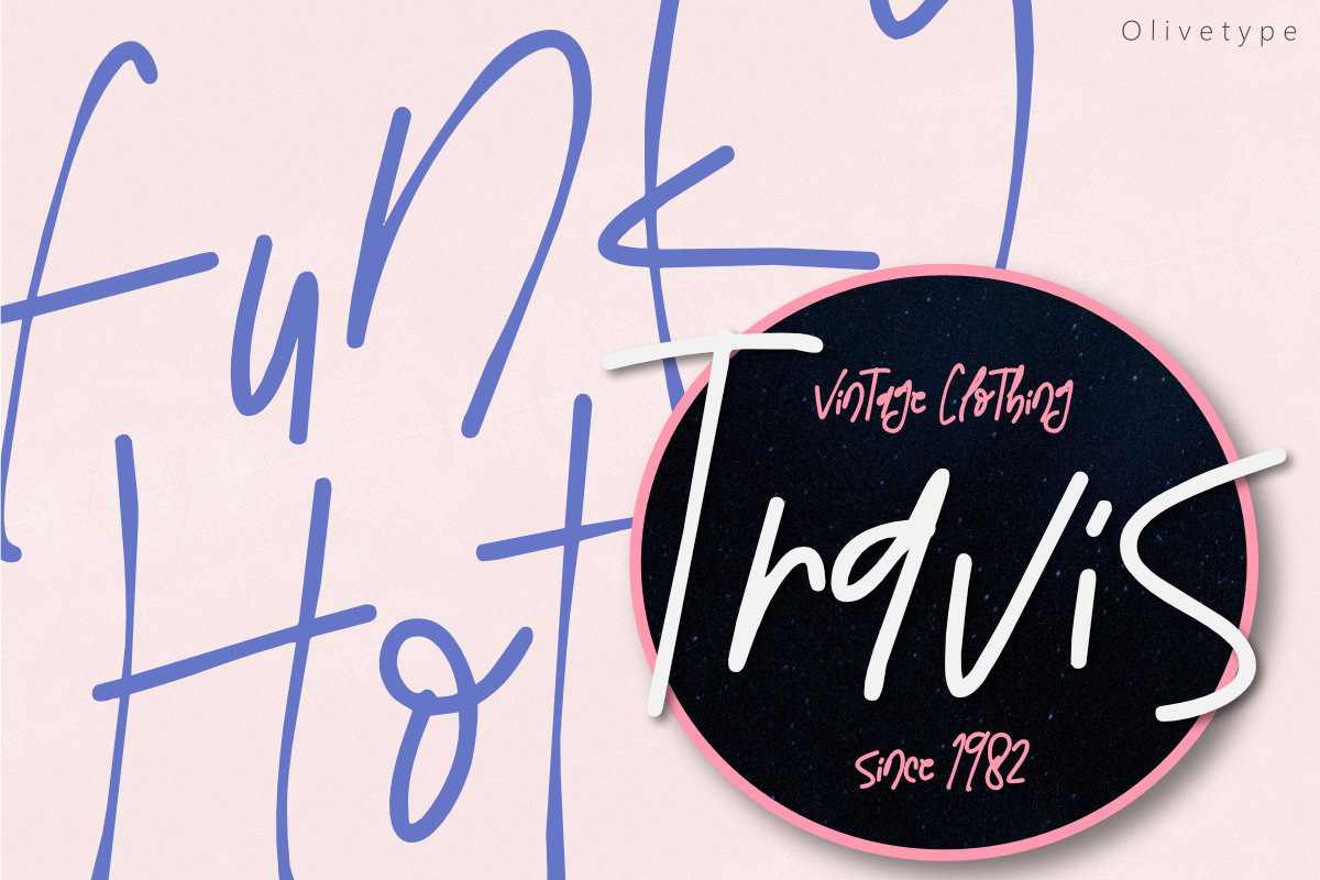 Fitsy, a Handwritten Font by Olivetype (Photo 4 of 5)