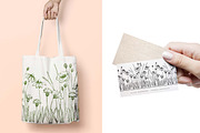 Ink meadow, hand drawn flowers, an Illustration by swiejko (Thumbnail 2 of 4)
