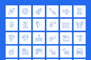 Digital Industry & Automotive Bundle, an Outline Icon by Creative Stall (Thumbnail 10 of 10)