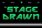CS Stage Drawn, a Sans Serif Font by Craft Supply Co. (Thumbnail 1 of 8)
