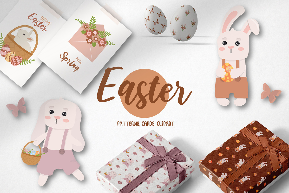 Happy Easter collection, an Animal Illustration by linakilljoy (Photo 1 of 7)